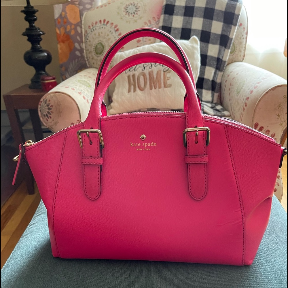 BNWOT Authentic KATE SPADE Hot Pink amazing tote!